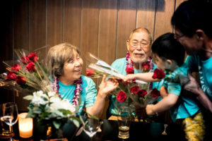 一人ひとりからお花をプレゼント