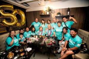 社員の皆さんから社長ご夫婦へ感謝のサプライズ